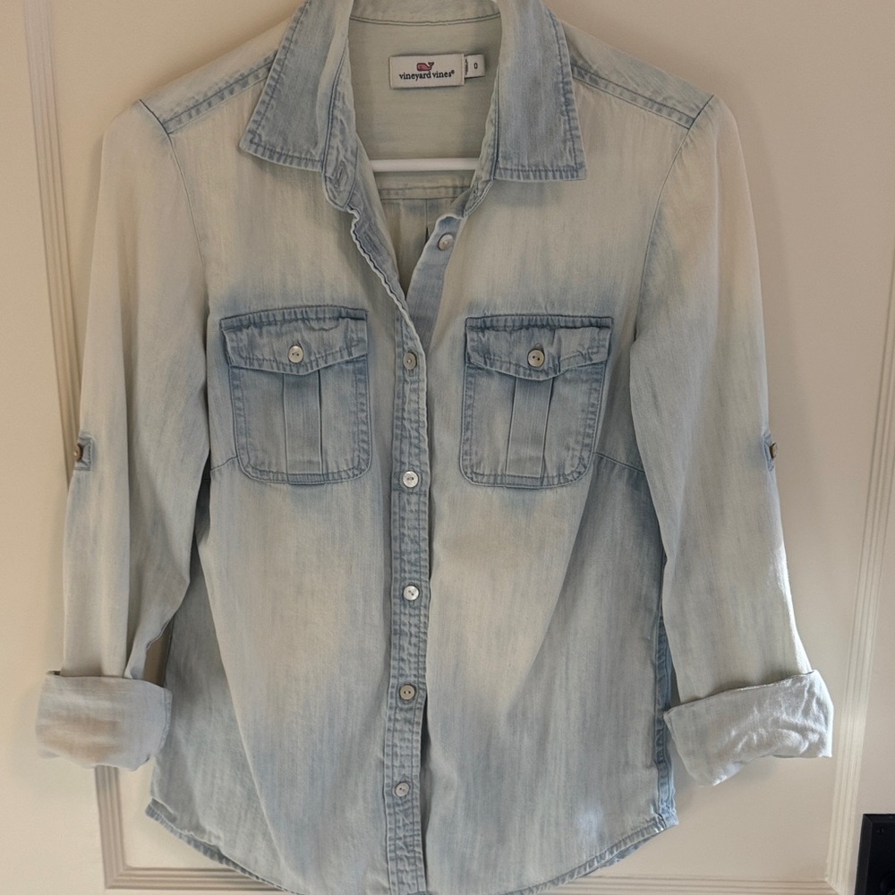 Vineyard Vines Denim Shirt - size 0
